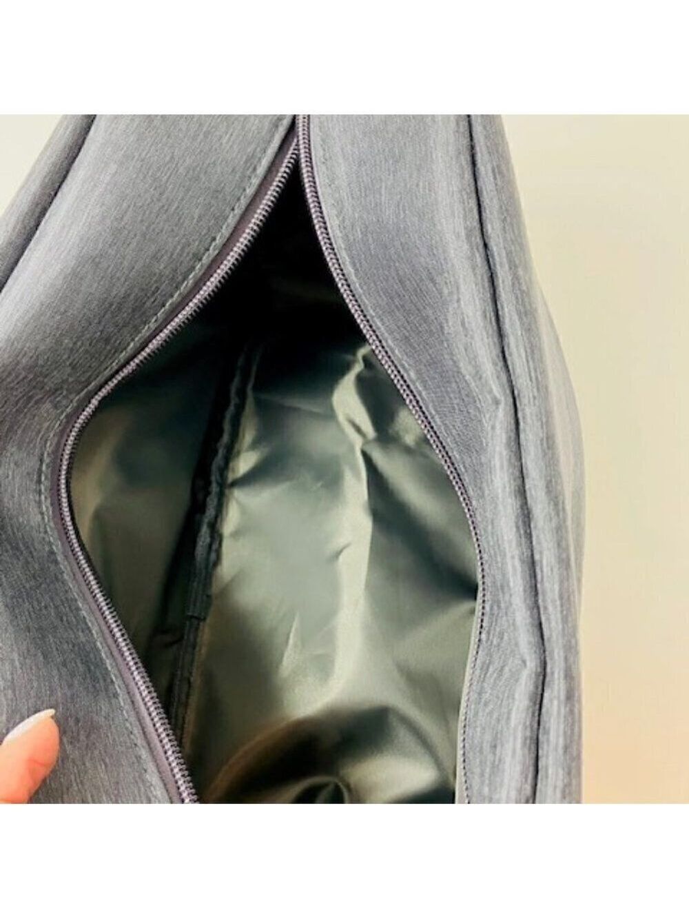 Dark Grey Men's Dopp kit - Picture 4 of 5